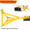 HeavyDuty Point Landscape Rock Rake Tractor Attachment Soil Gravel And Lawn Rake For Category Hitch 5