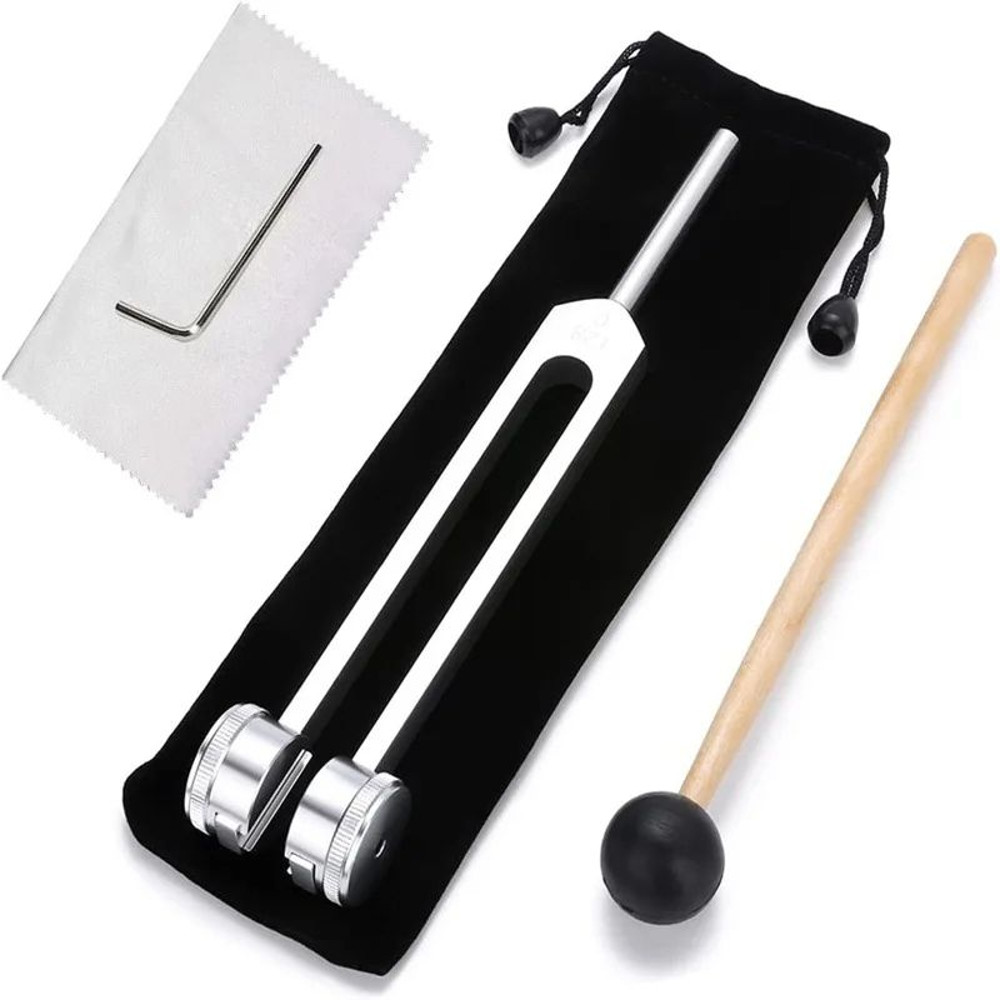128 Hz Weighted Tuning Fork Set For Sound Therapy Healing Stress Relief BioAcoustic Tuning Fork For 0
