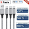 USB C TypeC Braided Charger Cables Fast Charging Data Sync Cord Set For Android Phones Tablets 9