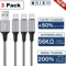 USB C TypeC Braided Charger Cables Fast Charging Data Sync Cord Set For Android Phones Tablets 8