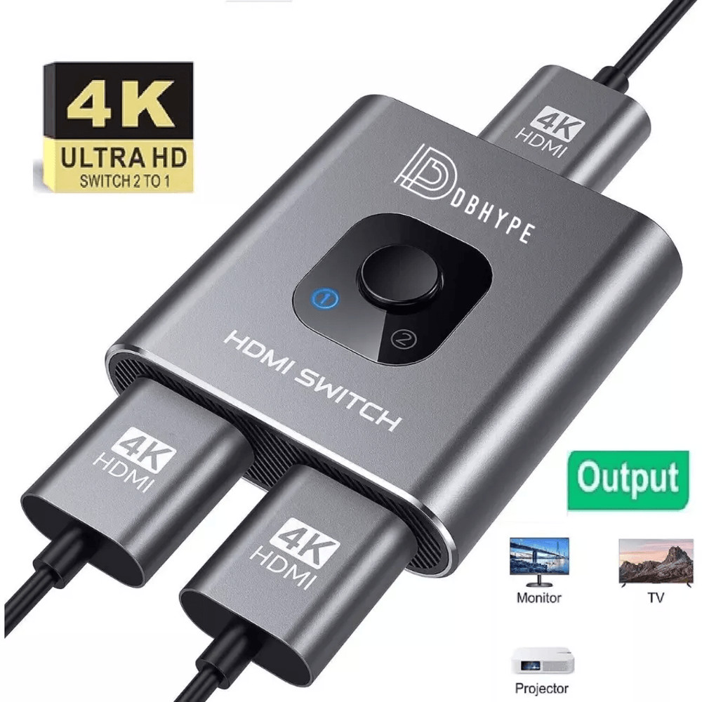 Bi Directional 4K HDMI Switch Splitter HUB Supports 4K60Hz HDR HDCP 0