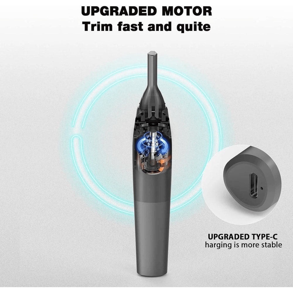 All In One Nose Ear Face Neck Eyebrow Mustache Beard Trimmer Shaver Clipper USB Rechargeable Hair G 2