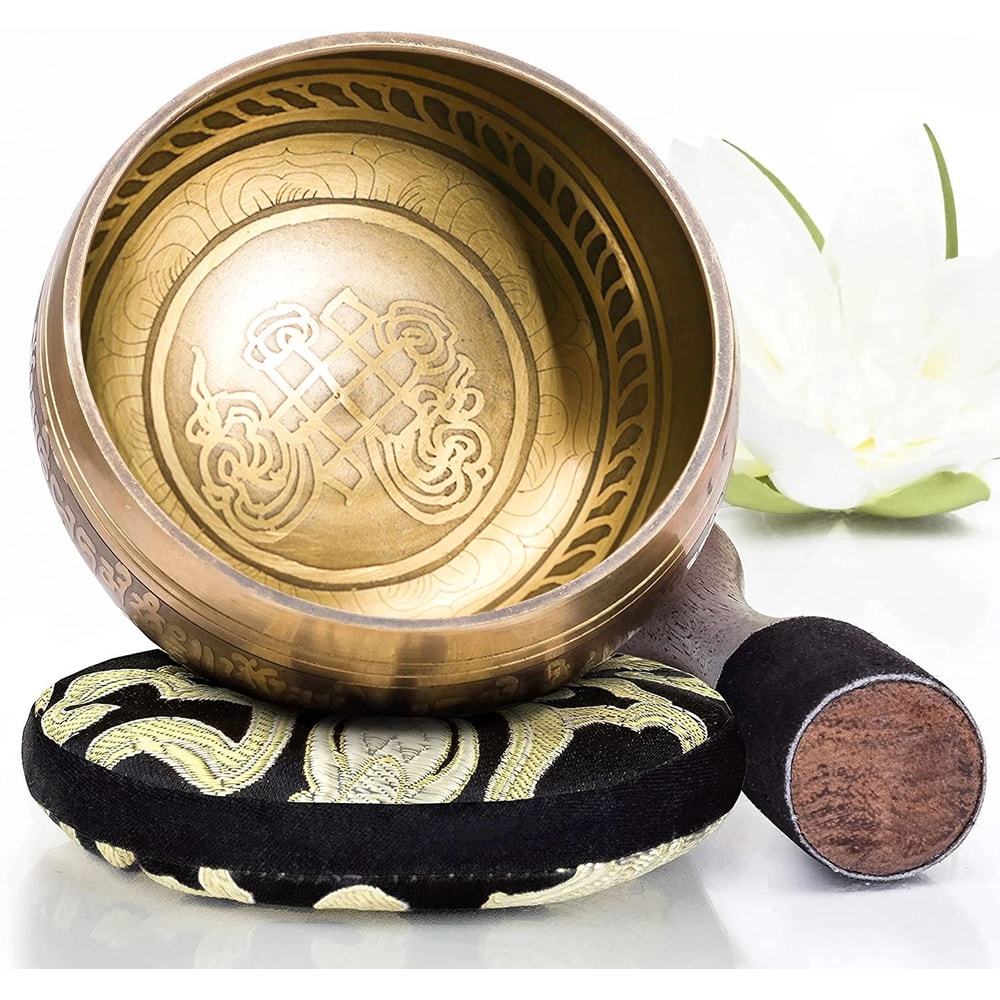 Miwayer Mini Tibetan Singing Bowl Handmade In Nepal Buddha Thumb Bowl For Meditation Yoga Stress Re 7