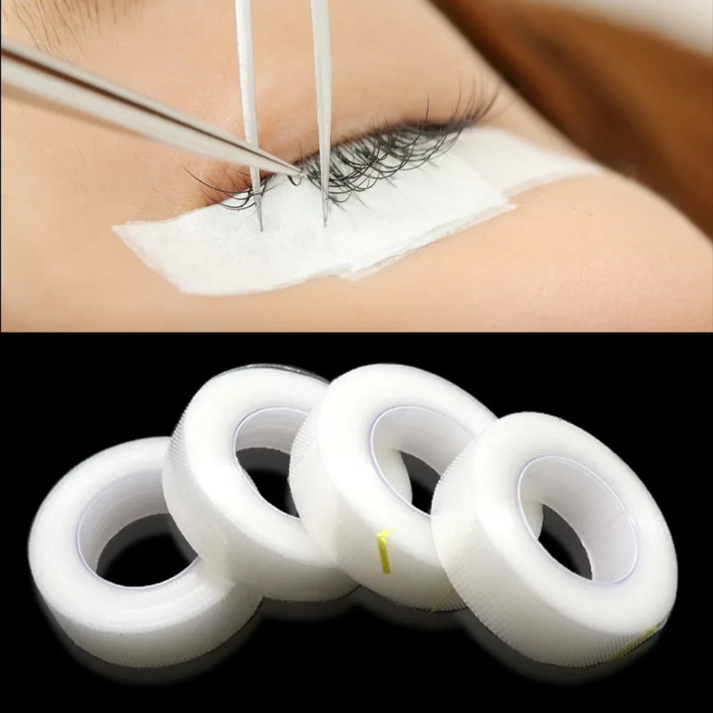 Professional PE Adhesive Tape for Eyelash Extensions, Under Eye Patch & Eyeliner Tapes for Flawless Lashes