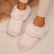 Women Faux Fur Thicken Plush Winter Slippers Closed Toe Warm Cotton Home Shoes For Cozy Comfort 8