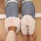 Women Faux Fur Thicken Plush Winter Slippers Closed Toe Warm Cotton Home Shoes For Cozy Comfort 9