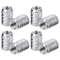 Aluminum Tire Wheel Stem Air Valve Caps Knurling Style Universal Fit For Cars Trucks  Motorcycles 5