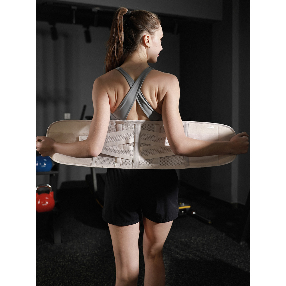 Lower Back Support Belt Adjustable Waist Trainer for Back Pain Relief & Posture Correction