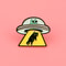 UFO Alien Enamel Pin Sci-Fi Space-Themed Lapel Pin