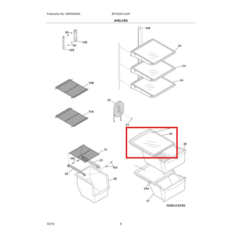 Crisper Pan Top Compatible With Electrolux Frigidaire Refrigerator Replacement Refrigerator Drawe 4