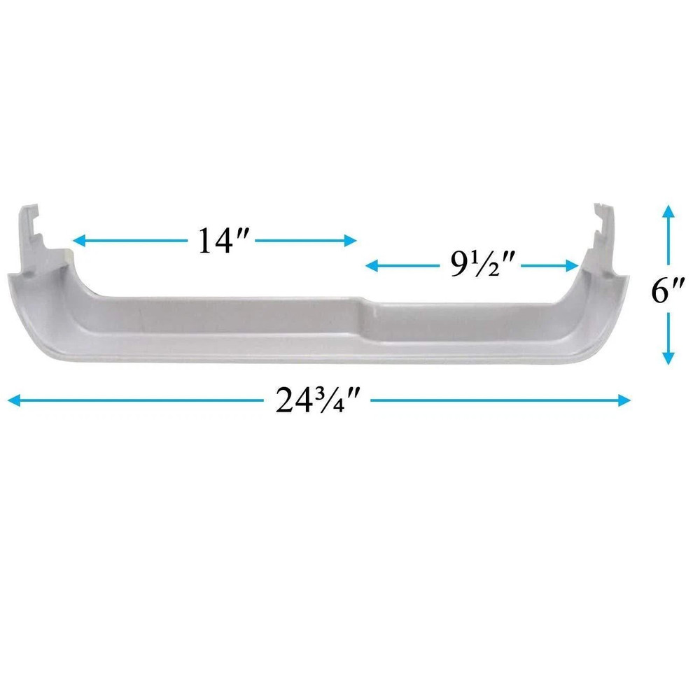 Middle Door Bin Compatible With Frigidaire Or Kenmore Refrigerator 240337901 Replacement White Frid 2