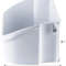 White Gallon Door Bin Compatible With Frigidaire Refrigerator Replacement For PS430121 240356401 1