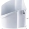White Gallon Door Bin Compatible With Frigidaire Refrigerator Replacement For PS430121 240356401 1