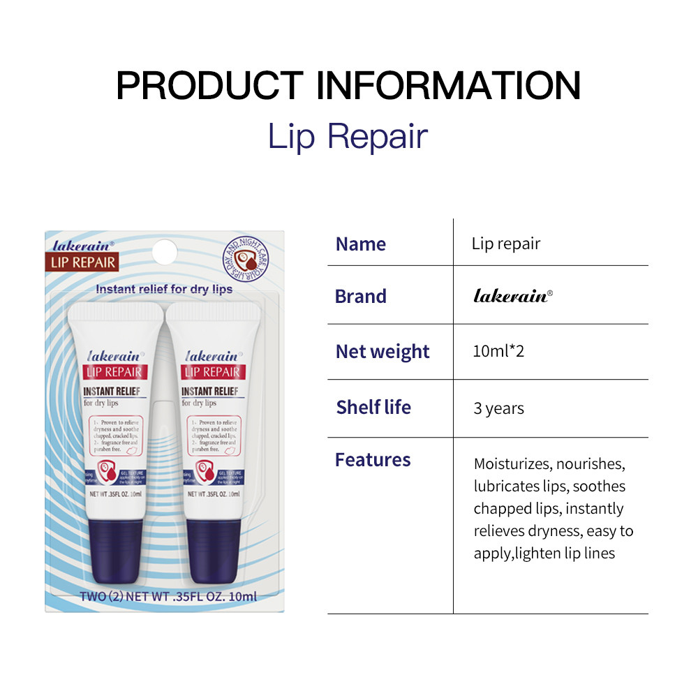 Lip Repair Gel For Dry Lips Lip Ointment Tubes With Intense Moisture ParabenFree Lip Balm For Soft 6