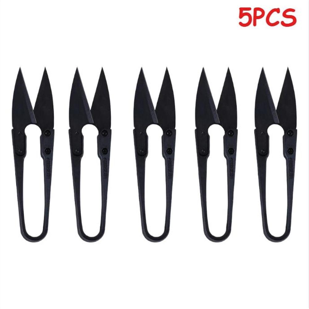 Cross Stitch Scissors Black Ushaped Small Scissors Household Thread Clippers Hot Scissors For Fabri 4