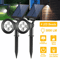 Outdoor Waterproof LED Solar Spotlight Garden Lawn Landscape 7