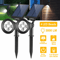 Outdoor Waterproof LED Solar Spotlight Garden Lawn Landscape 7