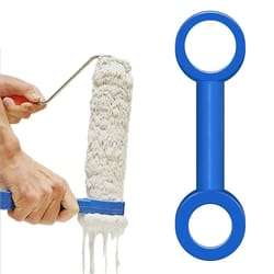 paint roller cleaner and paint brush spinner tool for fast, mess free cleanup