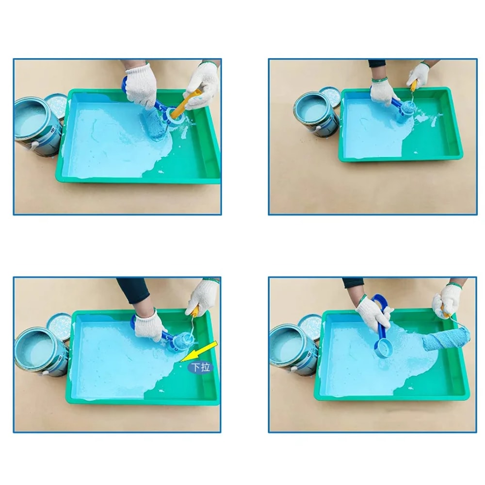 Paint Roller Cleaner and Paint Brush Spinner Tool for Fast, Mess Free Cleanup