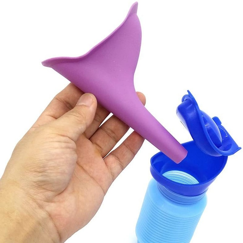 Portable Travel Urinal Bottle Reusable Emergency Camping Toilet For Car Outdoor Use 1