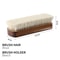 Premium Horsehair Shoe Brush With Wooden Handle For Leather Shoes Boots Shoe Polish Care 6