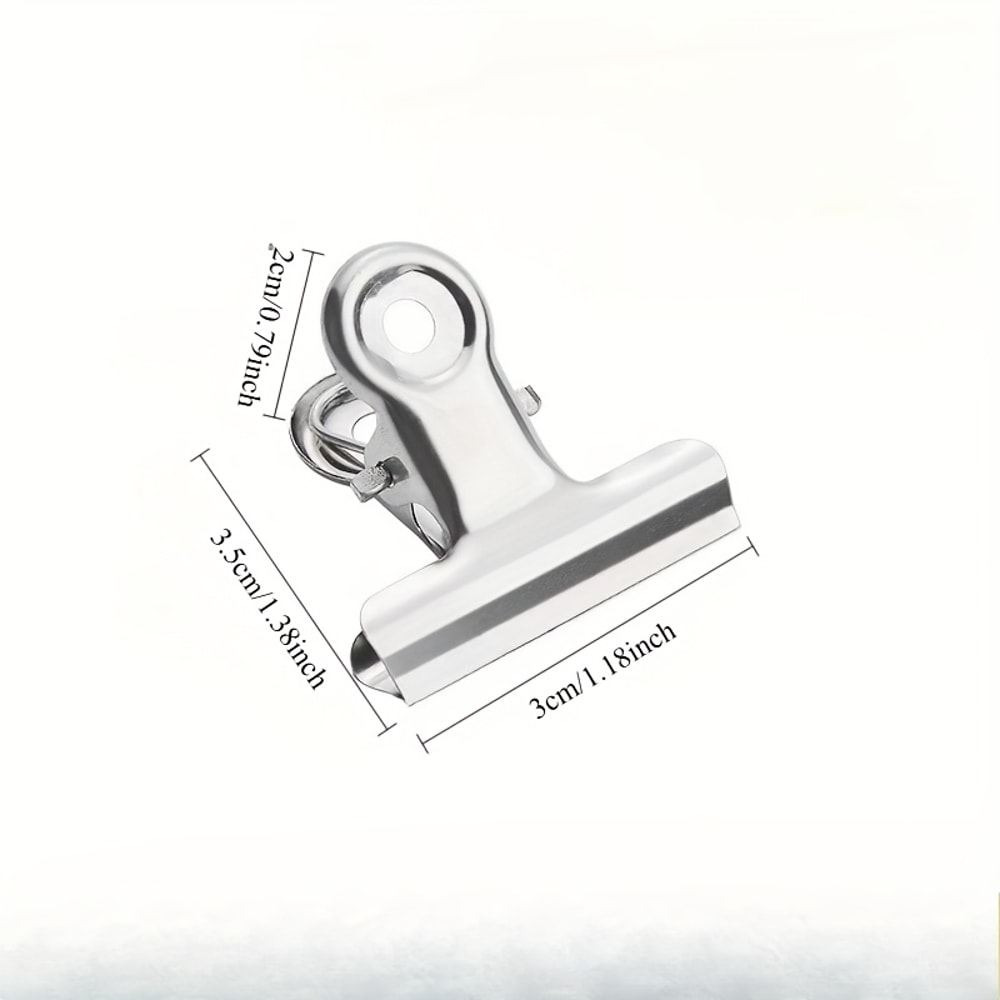 FreshLock Stainless Steel Bag Clips Set Reusable Food Bag Clips For Airtight Kitchen Storage 4