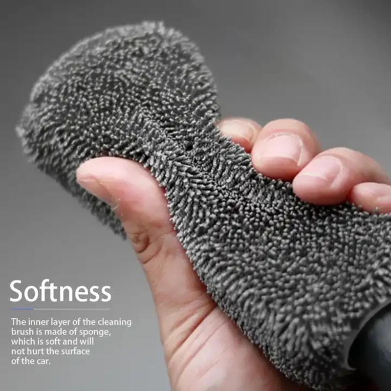 Professional Wheel Tire Cleaning Brush Auto Detailing Tire Rim Cleaning Brush 5