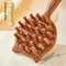 Sandalwood Scalp Massage Comb & Gua Sha Therapy Brush for Hair Growth and Relaxation