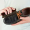Premium Natural Horsehair Shoe Brush With Wooden Handle Leather Care Suede Cleaning Brush 5