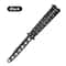 Professional Steel Butterfly Knife Trainer Portable Folding Practice Butterfly Knife For Martial Ar 5
