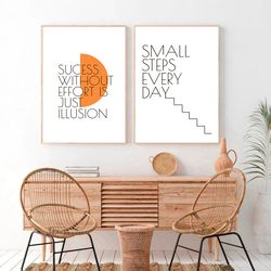 office wall art office prints set of 2 office wall decor office poster motivational quotes poster inspirational quotes