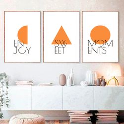 inspirational quotes wall art modern art prints set of 3 motivational quotes poster minimalist bedroom decor quote print