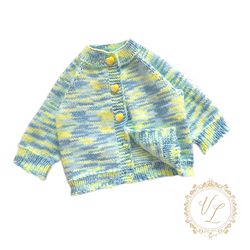 Knitting Pattern Cardigan | Baby Cardigan | Baby Sweater Pattern | PDF Knitting Pattern | V74