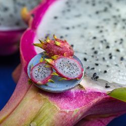 TUTORIAL Miniature pitaya or dragon fruit with polymer clay | Miniature food tutorial | Dollhouse miniature