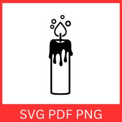 candle svg, candle cricut, candle clipart, candle vector, birthday candle svg, candle silhouette, candle light svg