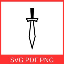Sword Svg, Sword Silhouette Svg, Sword Clipart, Sable Svg, Warrior Sword Svg, Swords Shape