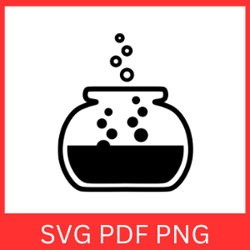 fish bowl svg, fish tank svg, fish bowl clipart, fish bowl aquarium svg, water tank pet aquatic marine svg