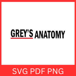 Grey's Anatomy Svg, Anatomy Svg, Grey's Svg, Tv Show svg, Grey Tv SVG, Hospital svg, Grey's Anatomy Silhouette SVG