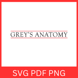 Grey's Anatomy Svg, Anatomy Svg, Grey's Svg, Tv Show svg, Hospital svg, Grey's Anatomy Silhouette SVG