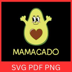 mamacado svg, cute avocado svg, mothers day svg, avocato svg, vegetarian mom design svg, avocado mom svg