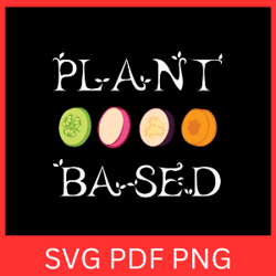 plant based svg, vegan food svg, plant-based diet svg, vegan vegetarian svg, vegan logo cute svg, cucumber slice svg
