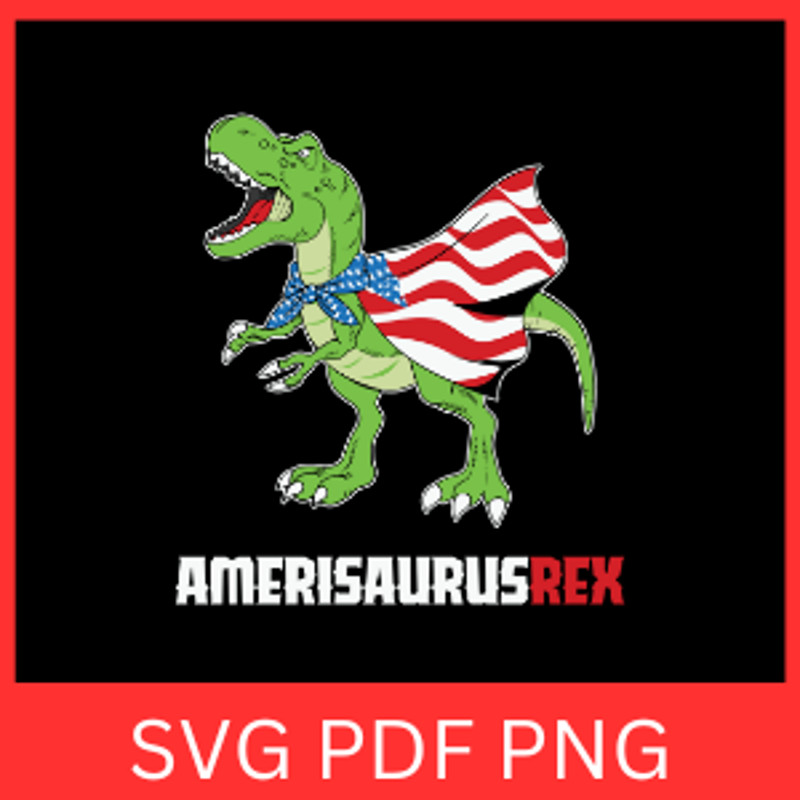 Amerisarus Rex Svg Trex Svg Trex Svg Tyranosaurus Rex Svg USA TRex Svg Dinosaur Svg Dinosaurs Design Svg 0