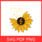 Sunflower With Music Notes Svg Music Designs Half Sunflower Svg Sunflower Clipart Svg Flower Svg Fl 0