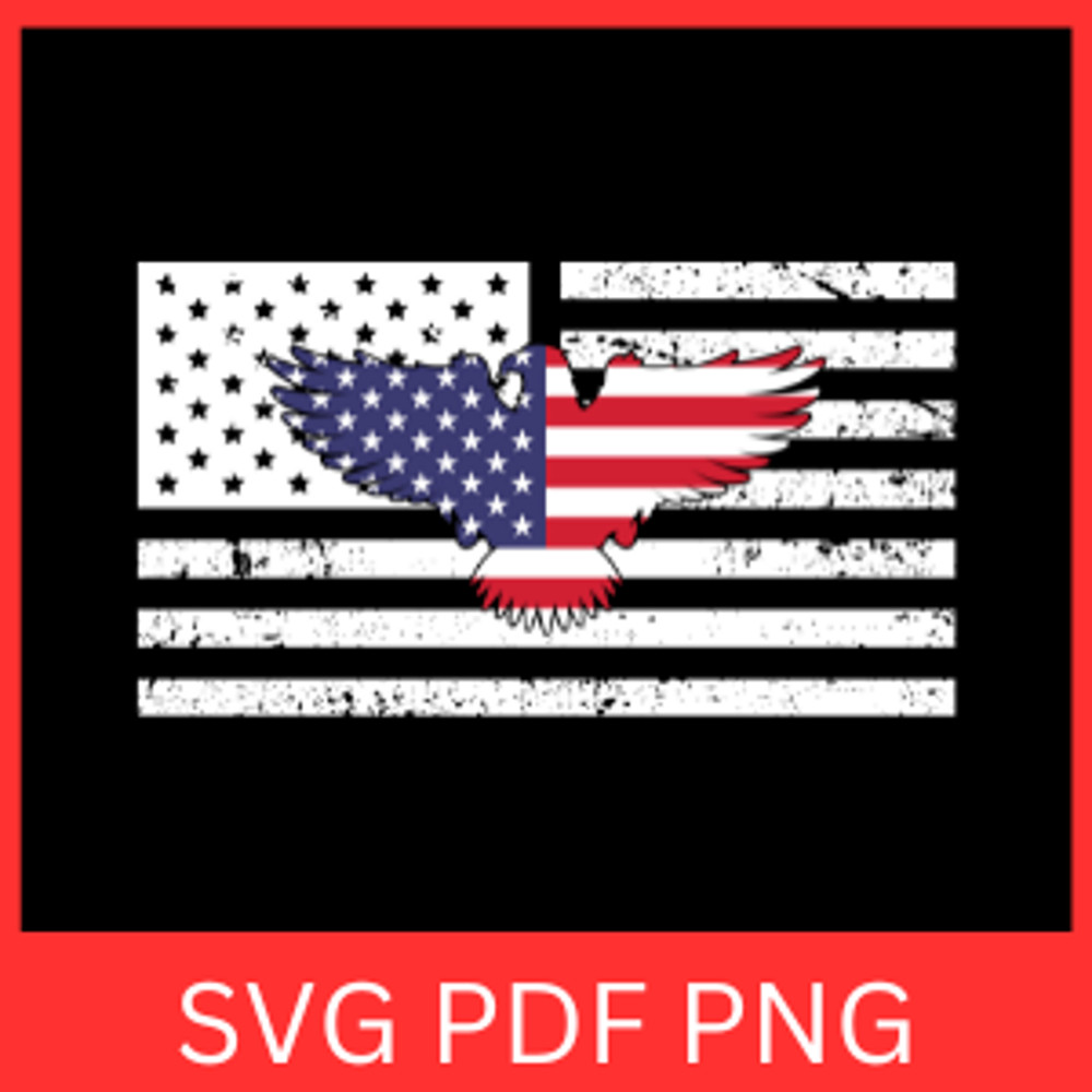 Eagle Usa Flag Svg American Eagle Flag SVG Eagle Svg 4th Of July Svg American Flag Svg Distressed F 0