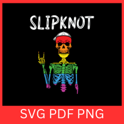 slipknot cool skull svg, skeleton rock hand sign svg, rocker skull svg, cool skull svg, snapback hat skull svg