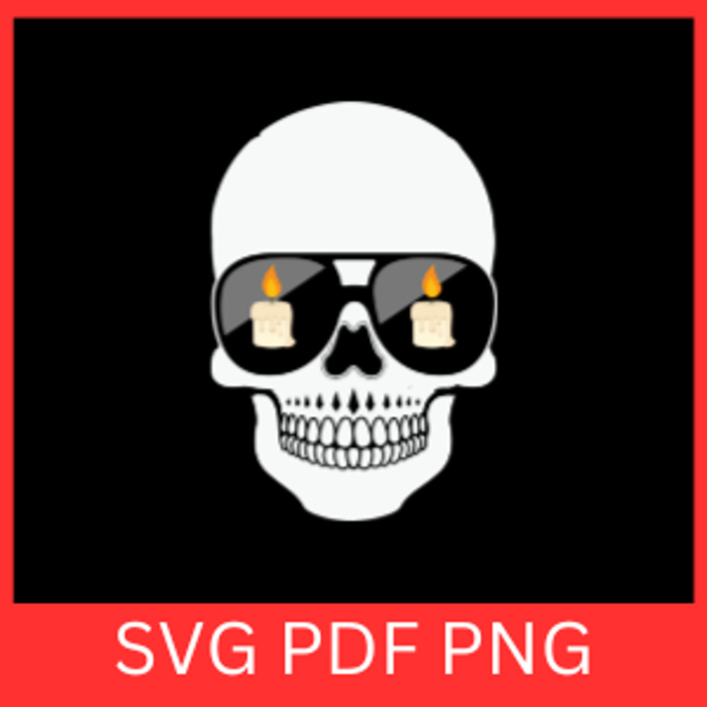 Skull Candle Sunglass Svg Candle Sunglass Svg Candle Sunglasses Vector Svg Sunglasses Svg Skull Svg 0