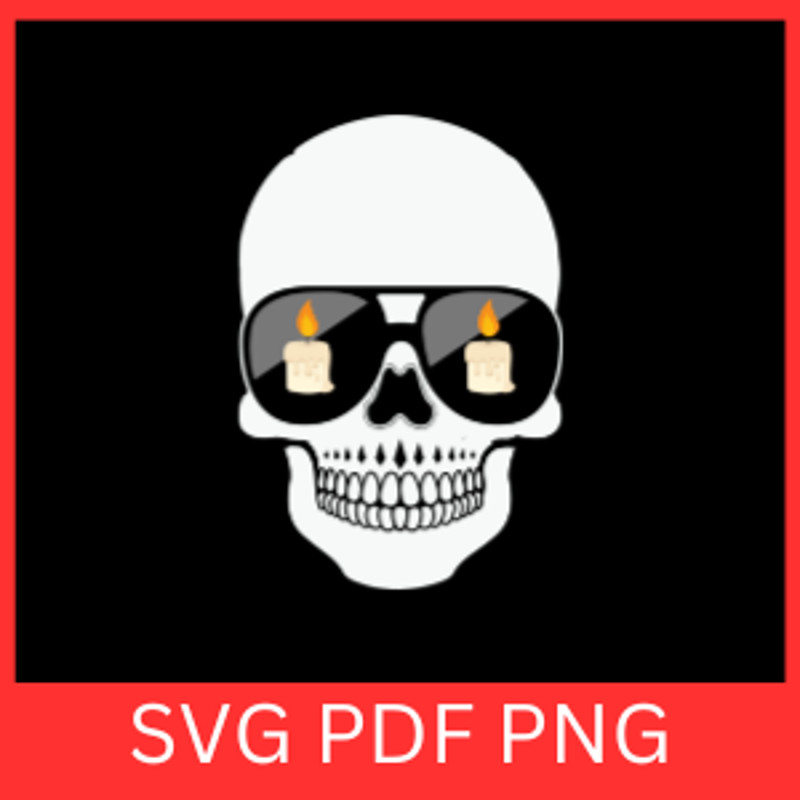 Skull Candle Sunglass Svg Candle Sunglass Svg Candle Sunglasses Vector Svg Sunglasses Svg Skull Svg 0