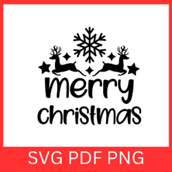 merry christmas svg, reindeer svg, christmas snowflake svg, christmas star svg, night star svg, shinning star svg