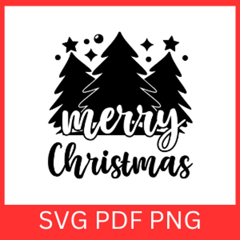 Christmas Tree SVG Merry Christmas SVG Pine Tree Svg Merry Christmas Saying Svg Christmas Clip Art  0