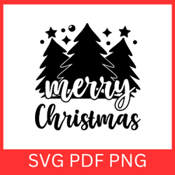 christmas tree svg, merry christmas svg, pine tree svg, merry christmas saying svg, christmas clip art svg,